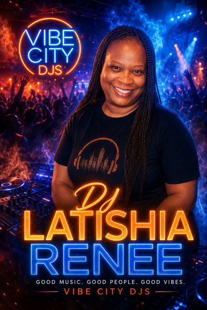 DJ Latishia Renee at the decks