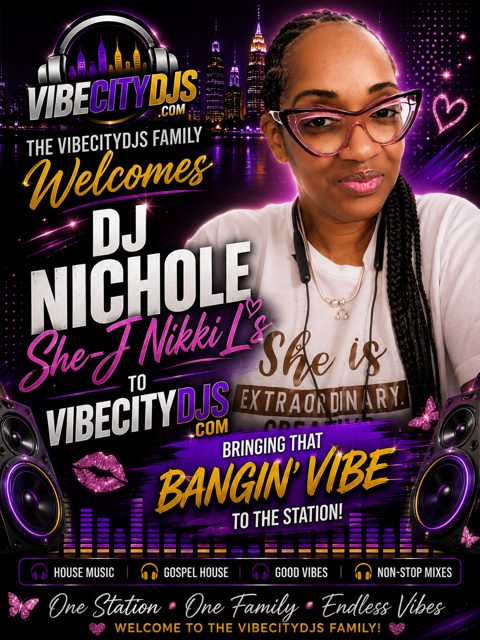 DJ Nichole SHE-J Nikki L's at the decks