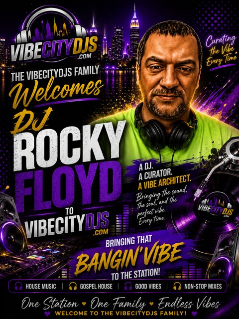 DJ Rocky Floyd at the decks